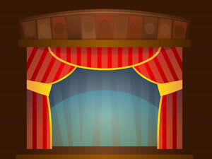 Theatre Stage Powerpoint Templates