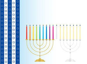 Happy Hanukkah Powerpoint Templates