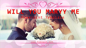 Will You Marry Me Powerpoint Templates