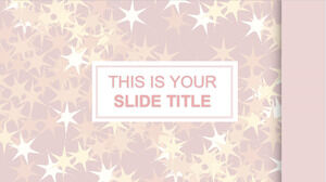 Star Floral Powerpoint Templates