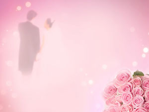 Rose new romantic love story ppt background picture