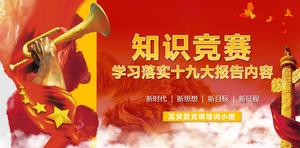 学习实施中国共产党第十九次全国代表大会内容竞赛ppt模板