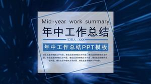 Raport tehnologic de fundal la jumătatea anului raport rezumat de șablon PPT