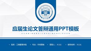 Zwięzły i przejrzysty szablon PPT do obrony pracy dyplomowej