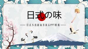 Plantilla PPT de caso de planificación de eventos de estilo japonés creativo hermoso estilo ukiyo-e