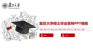 Modelo de PPT de defesa de mestrado na Universidade de Fudan