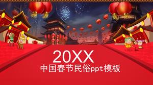 Modelo de ppt personalizado de ano novo chinês