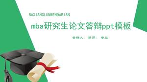 mba postgraduate thesis ppt template