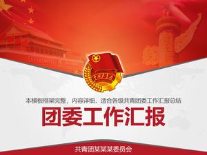 Template PPT dinamis untuk Liga Pemuda Komunis
