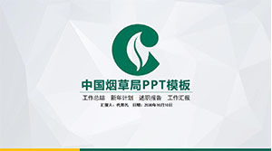 영업 관리자 작업 계획 ppt 템플릿 download_china 담배 국