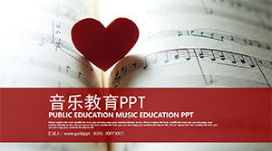 Didacticiel PPT d'éducation musicale