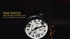 ブランド時計の背景スライドショーテンプレート無料ダウンロード