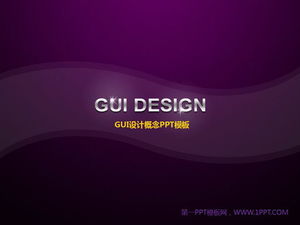 Download der Diashow-Vorlage für lila, zartes GUI-Design