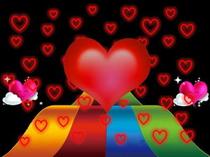 Sevgililer Günü Slayt Gösterisi Şablonunu Dinamik Kalp Arka Planı ile Seviyorum