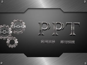 Download von dynamischen PPT-Vorlagen für personalisierte Metallgetriebe