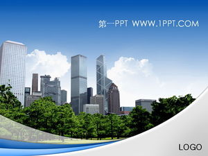 Download do modelo de PPT da indústria de construção imobiliária