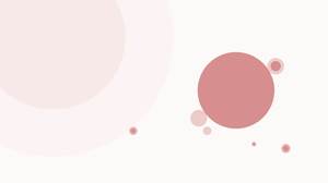 Rosa einfache runde Flecken PPT-Hintergrundbild