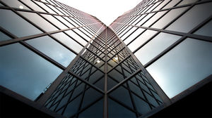 商務樓大廈PPT背景圖片