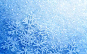 Imagem de fundo PPT de close-up de floco de neve