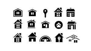 House building PPT small icon material