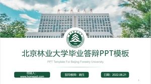 General ppt template for thesis defense of Beijing Forestry University