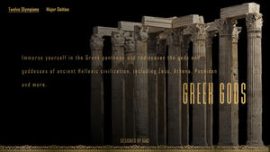 Yunan mitolojisi teması ppt şablonu