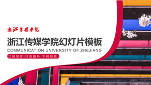 Modelo geral de ppt para defesa de tese da Universidade de Mídia e Comunicações de Zhejiang