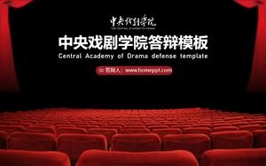 Plantilla ppt general para defensa de tesis de la Academia Central de Drama