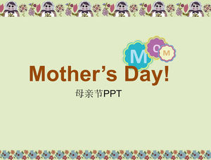 Día de la Madre Día de Acción de Gracias Plantilla ppt del Día de la Madre (4 juegos)