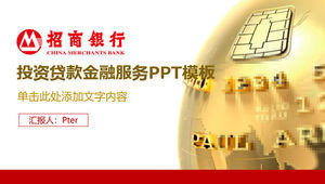 PPT-Vorlage für Finanzdienstleistungsprojekte der China Merchants Bank