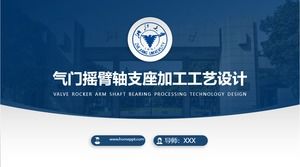 Praktyczny szablon ppt obrony pracy dyplomowej Uniwersytetu Zhejiang