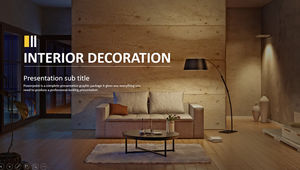 Pengenalan perusahaan dekorasi interior dan dekorasi Gao Da Shang dan model ppt promosi produk