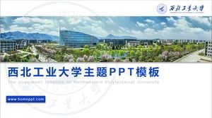 Northwestern Polytechnical University theme work summary report general ppt template (10 sets of styles)