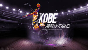 A lenda nunca se aposentará - tributo ao modelo de ppt Kobe