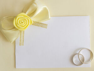 バラの指輪の招待状の結婚式の材料の結婚式のpptテンプレート