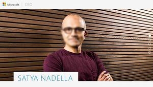 Генеральный директор Microsoft Сатья Наделла имитирует стиль веб-сайта