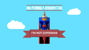 Șablon ppt de CV personal creativ Superman