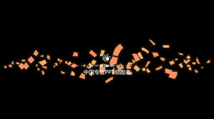Uma gota de tinta - forte impacto visual 2011 vídeo promocional de animação ppt nítida