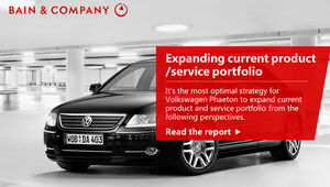 Template ppt deskripsi layanan model Volkswagen