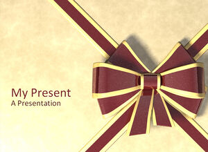  gift knot ppt template
