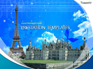Locuri de interes și obiective turistice franceze introducere șablon ppt
