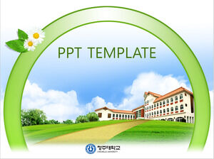 PPT-Vorlage für die koreanische Schule