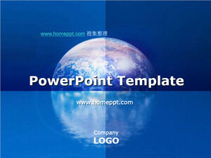 blue earth ppt template