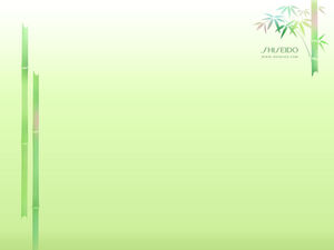 21のダイナミックな新鮮な緑のPPTの背景画像