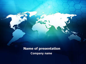 World map background ppt template