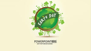 Plantilla PPT de propaganda del tema del Día de la Tierra