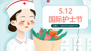 Modèle PPT mignon de la Journée internationale des infirmières 512