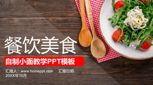 PPT-Kursunterlagenvorlage für selbstgekühlte Nudeln für Lebensmittel und Getränke