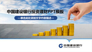 Șablon PPT pentru investiții și management financiar al Băncii de Construcții