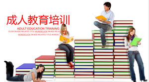 Adult education training PPT template